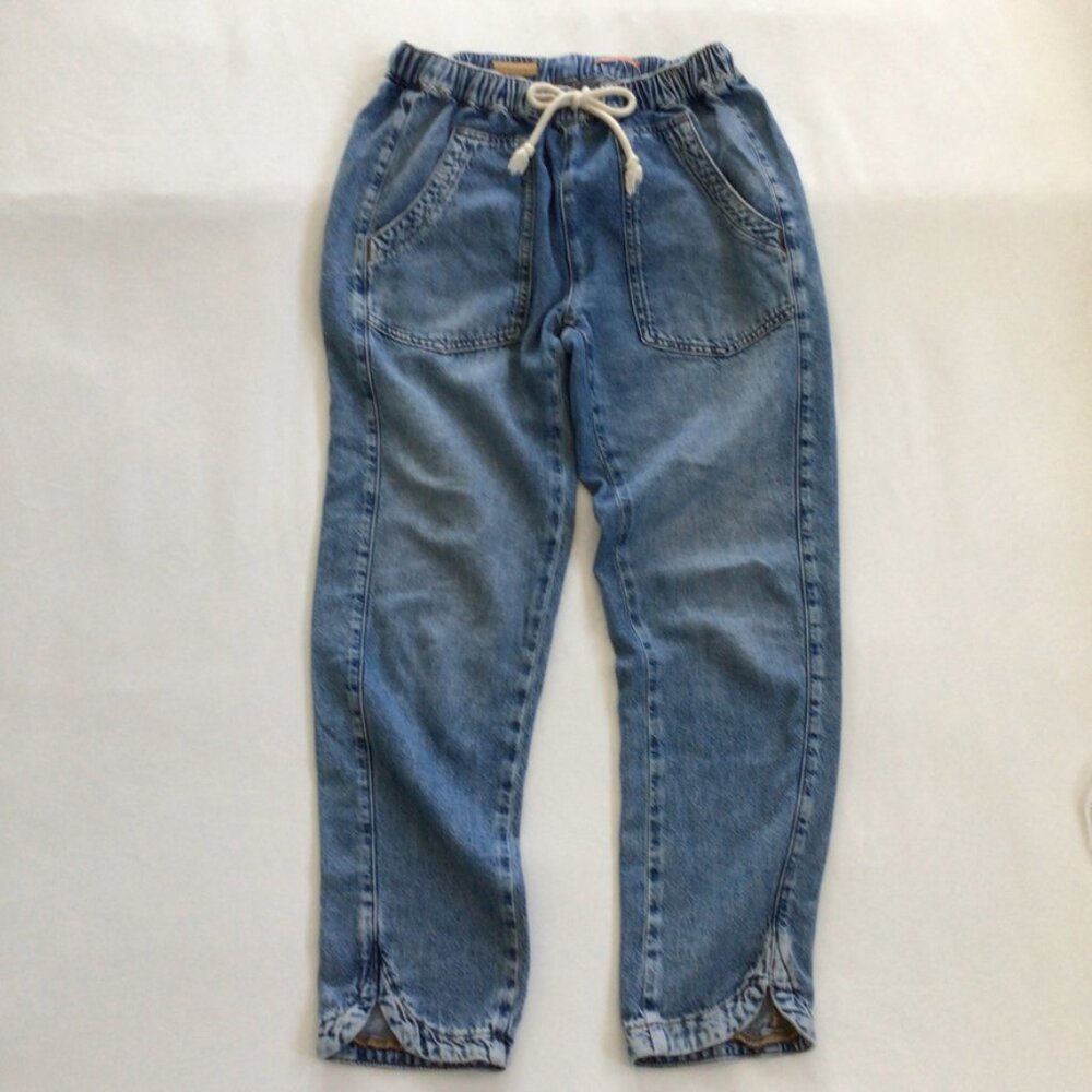 Anthropologie Drawstring Utility Jeans Sz XS